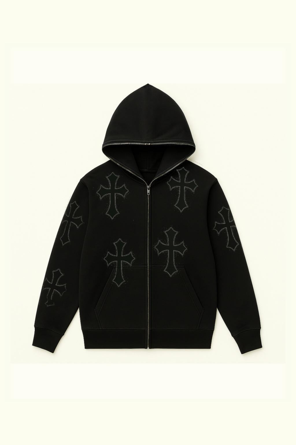 Gilet avec des croix strass-y2k streetwear