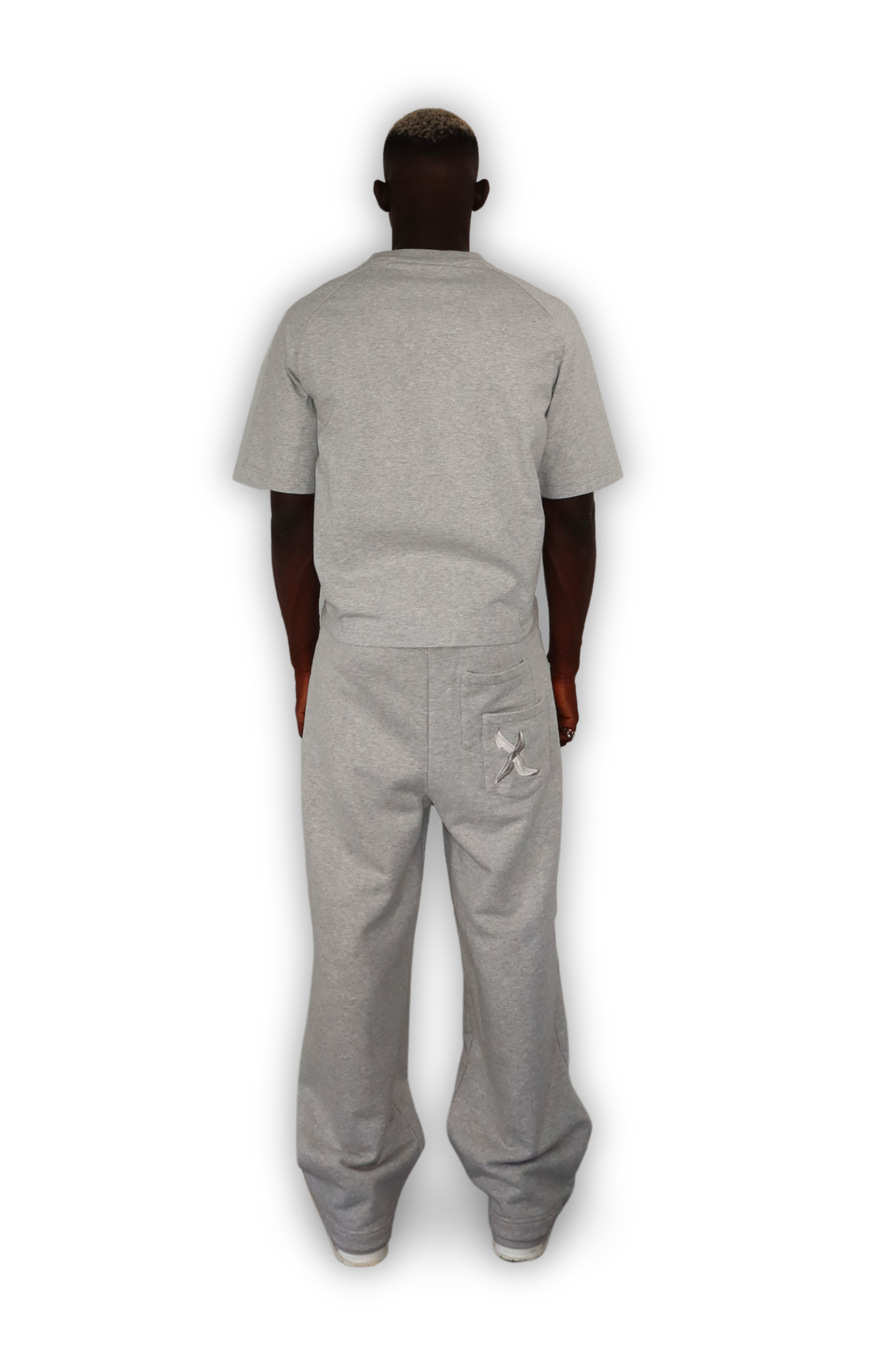 DISTRESSED JOGGER SMOKE GREY