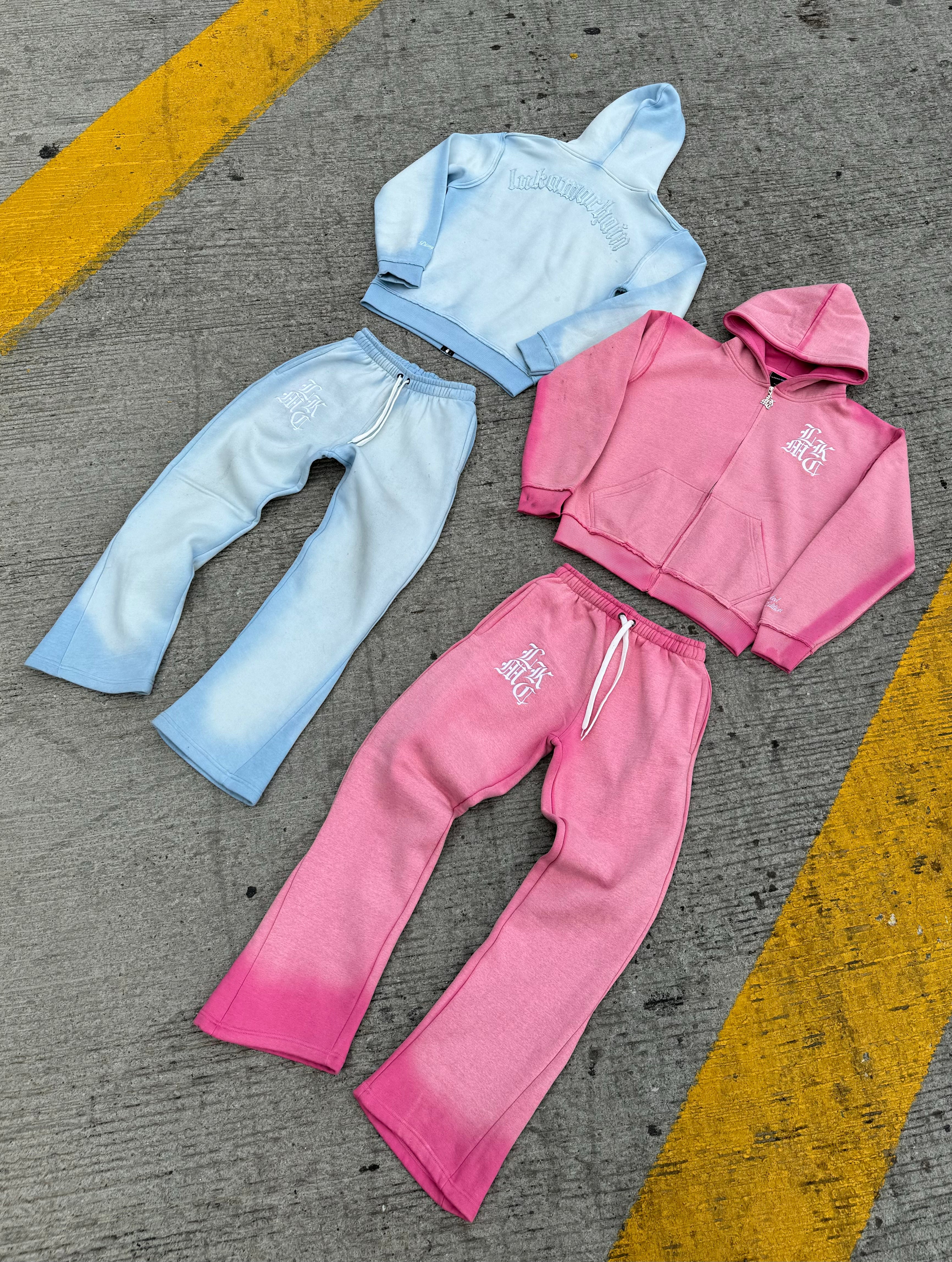 Flared Jogger Pink