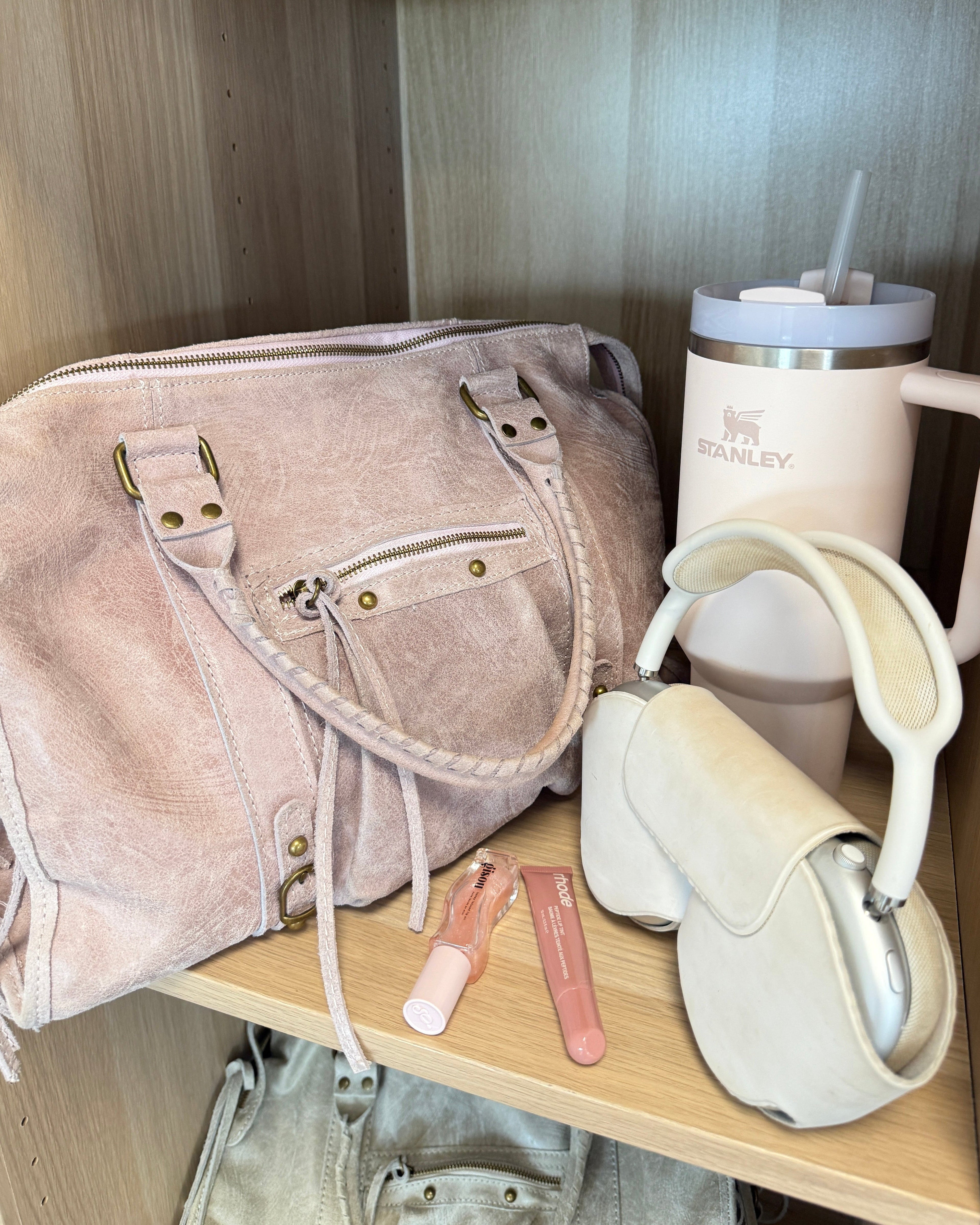 It girl bag vanilla pink