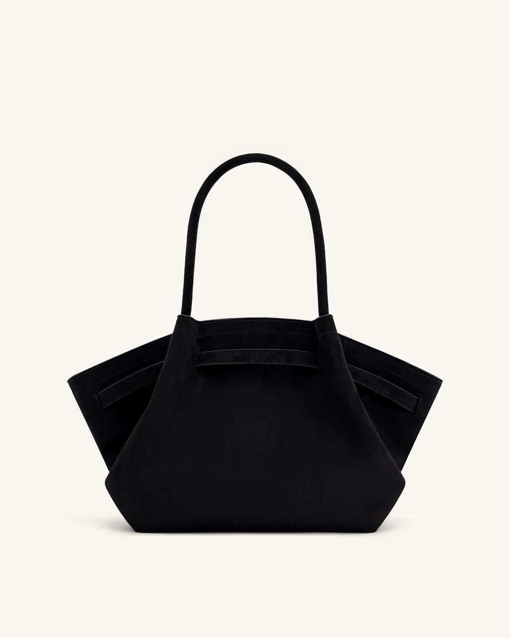 Sac fourre-tout moyen en similicuir suédé Hana - Noir