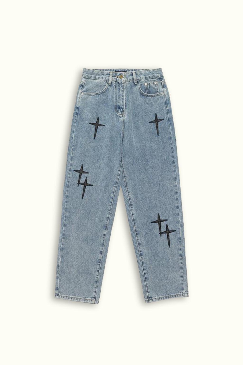 Jean aesthetic-y2k streetwear