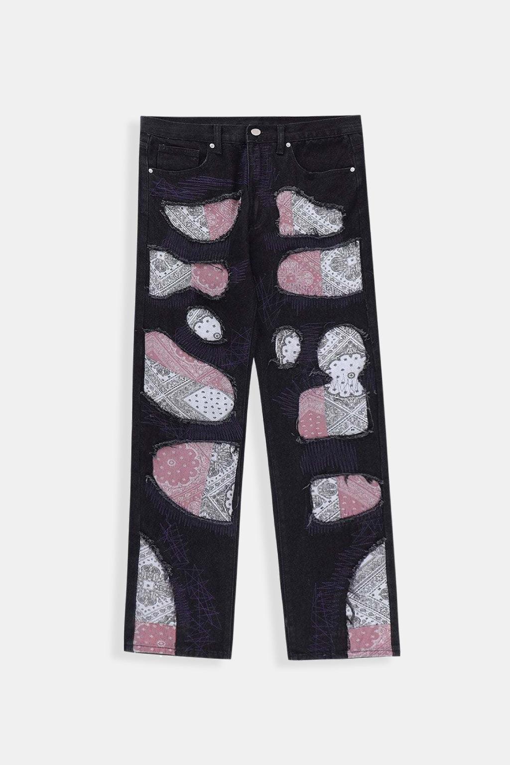 Jean bandana patchwork