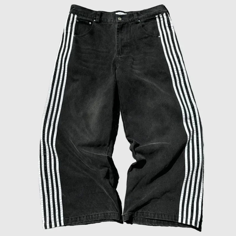 Jean custom Y2K-y2k streetwear