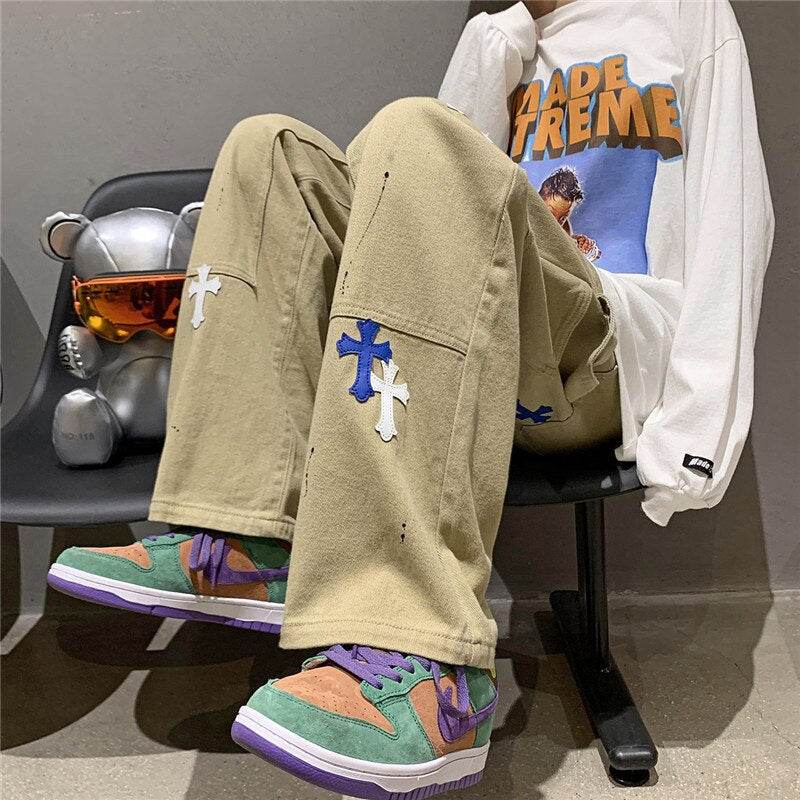 Jeans custom croix