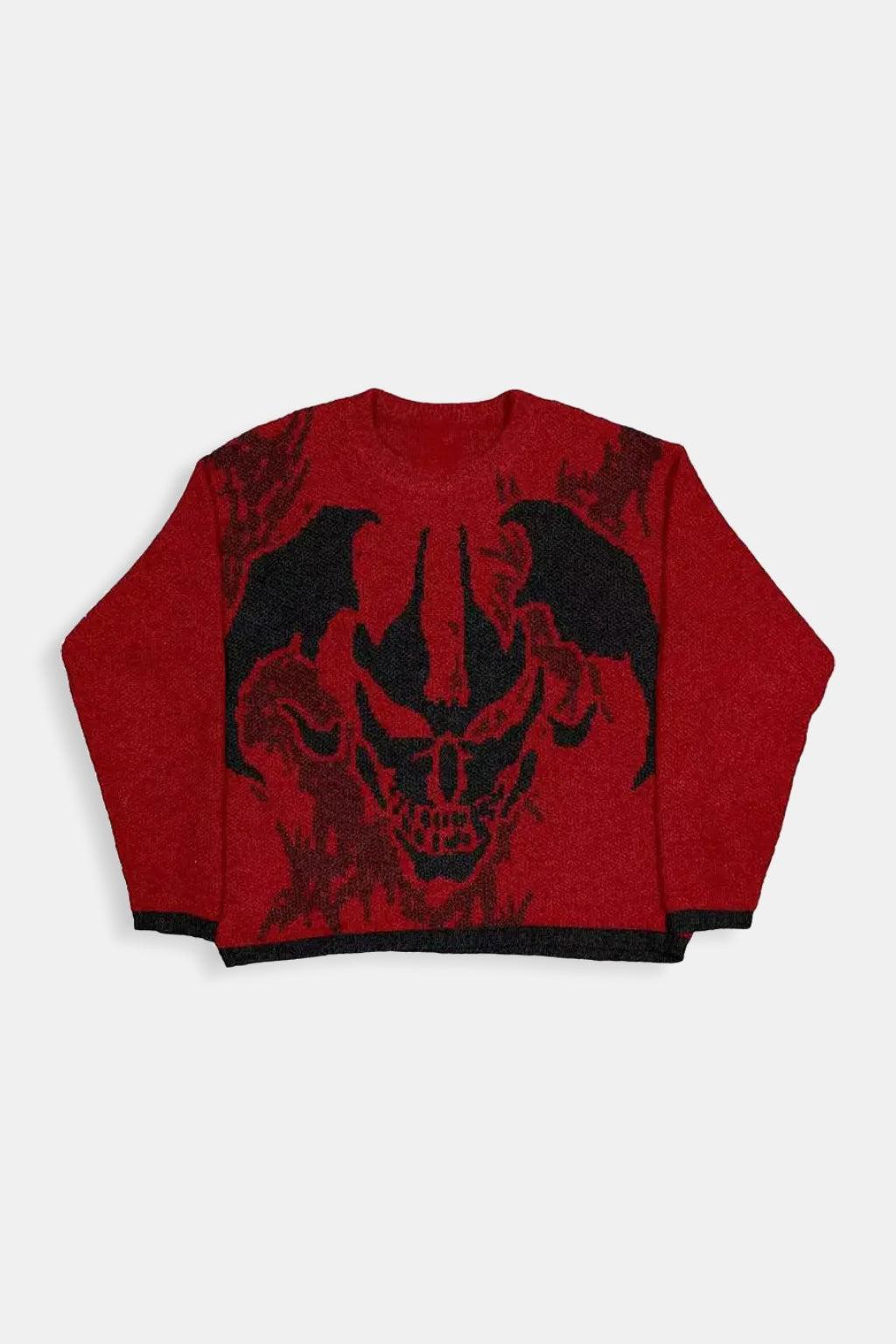Knit rouge-y2k streetwear