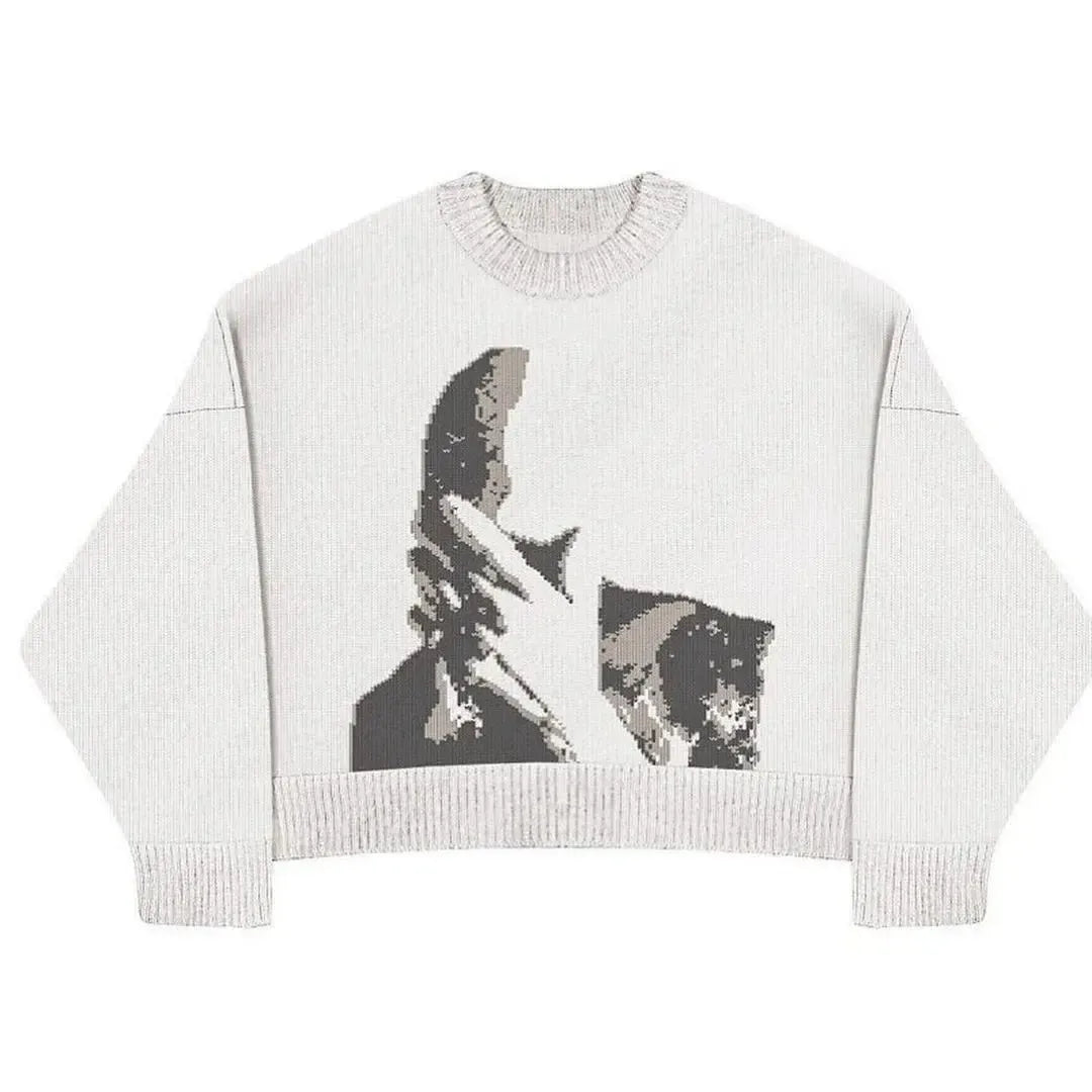 Knit streetwear-y2k streetwear