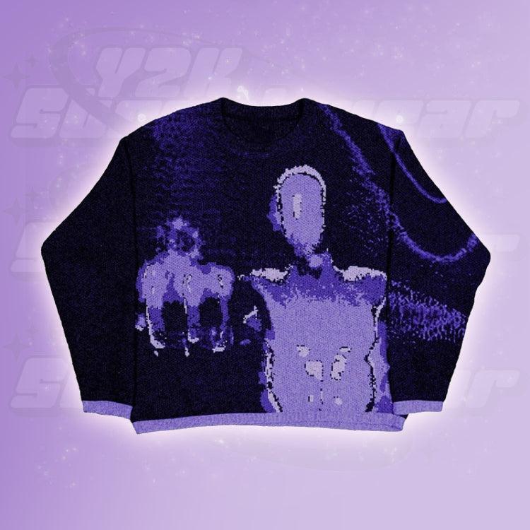 Knit violet