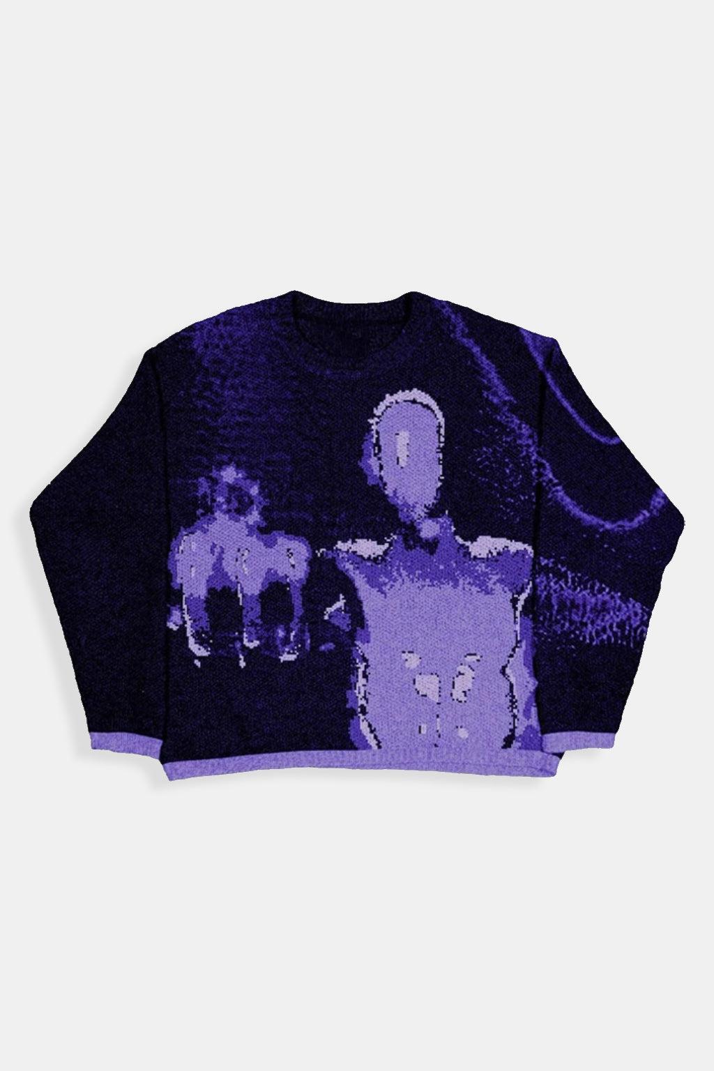Knit violet