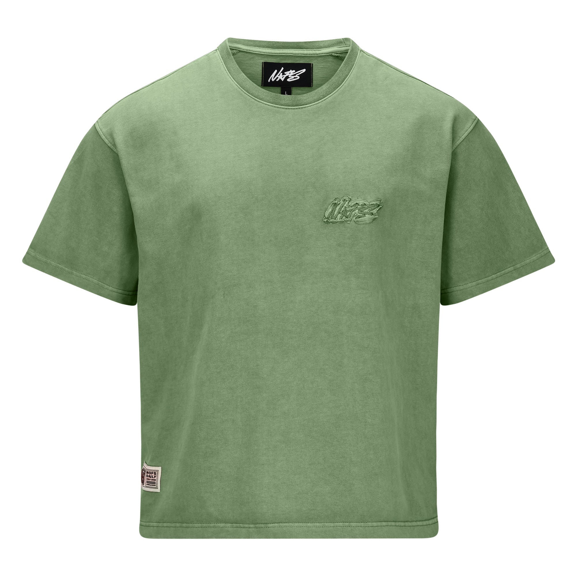 OLIVE BASIC TSHIRT