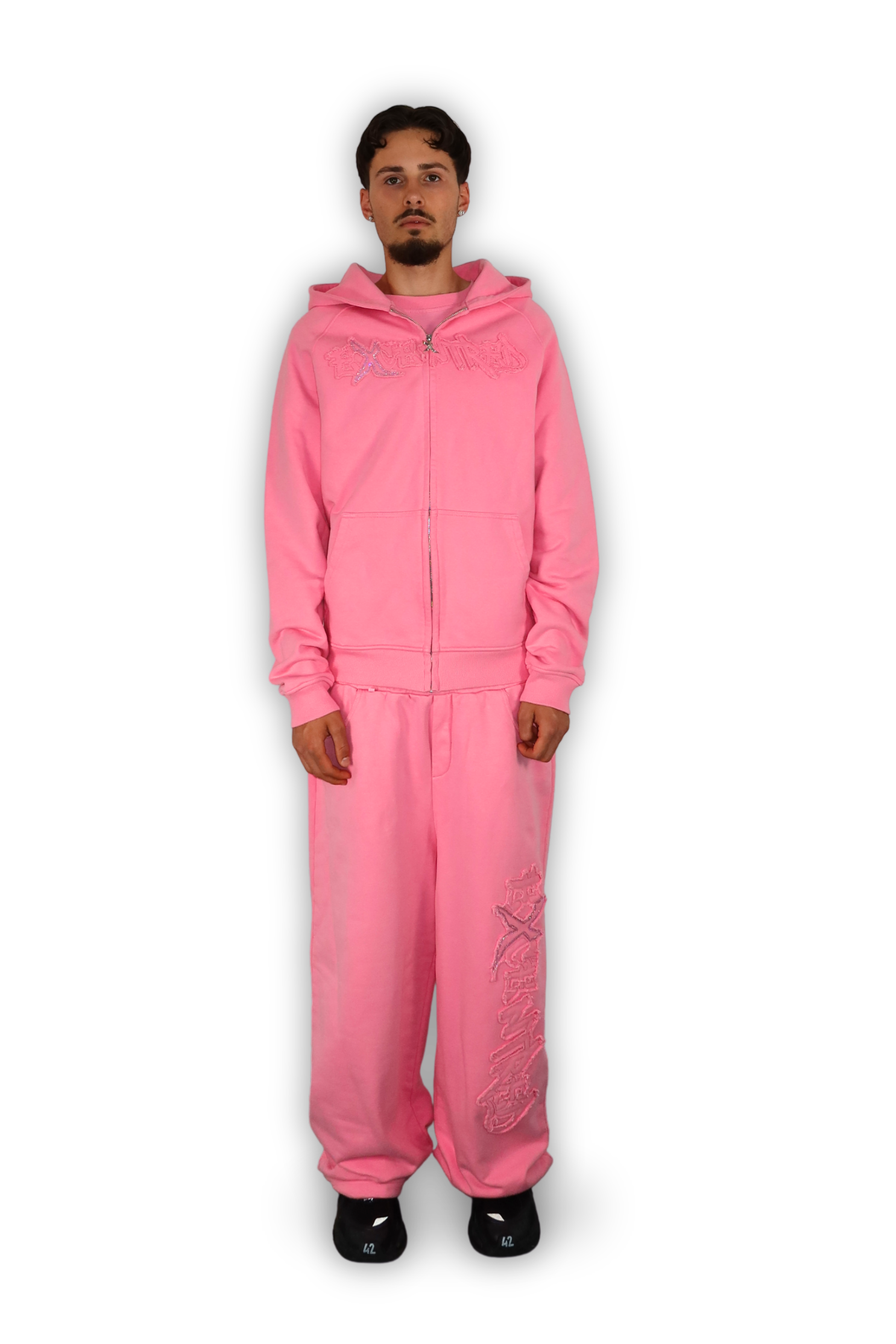 DISTRESSED JOGGER SAKURA  PINK