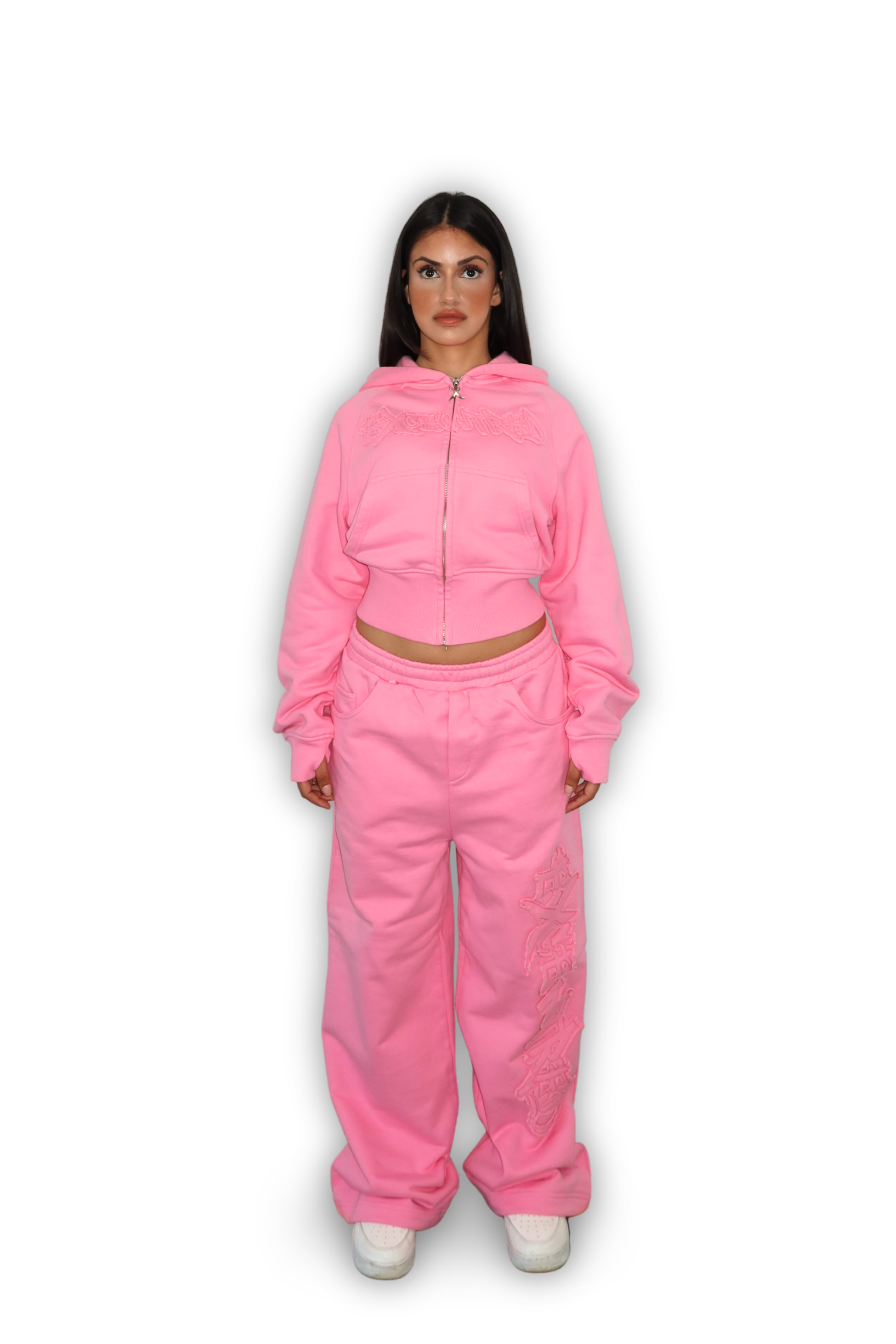 DISTRESSED WMNS JOGGER SAKURA PINK
