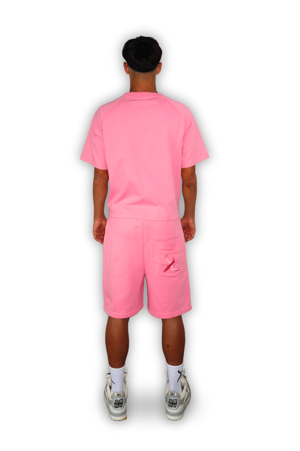 DISTRESSED SHORTS SAKURA PINK