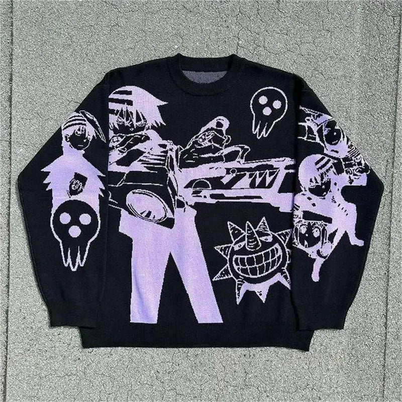 Pull soul eater-y2k streetwear