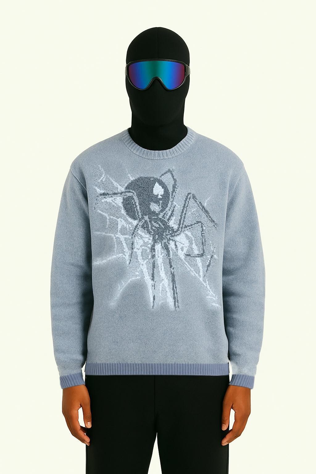 Pull toile d'araignée