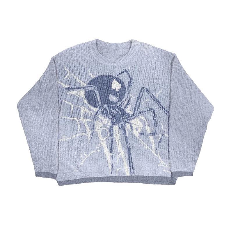 Pull toile d'araignée-y2k streetwear