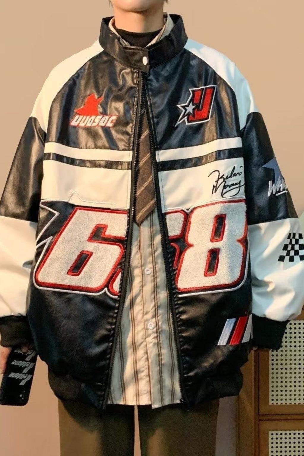 Racing jacket oversized