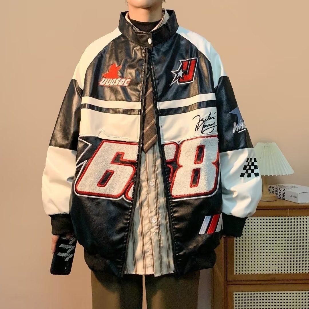 Racing jacket oversized-y2k streetwear