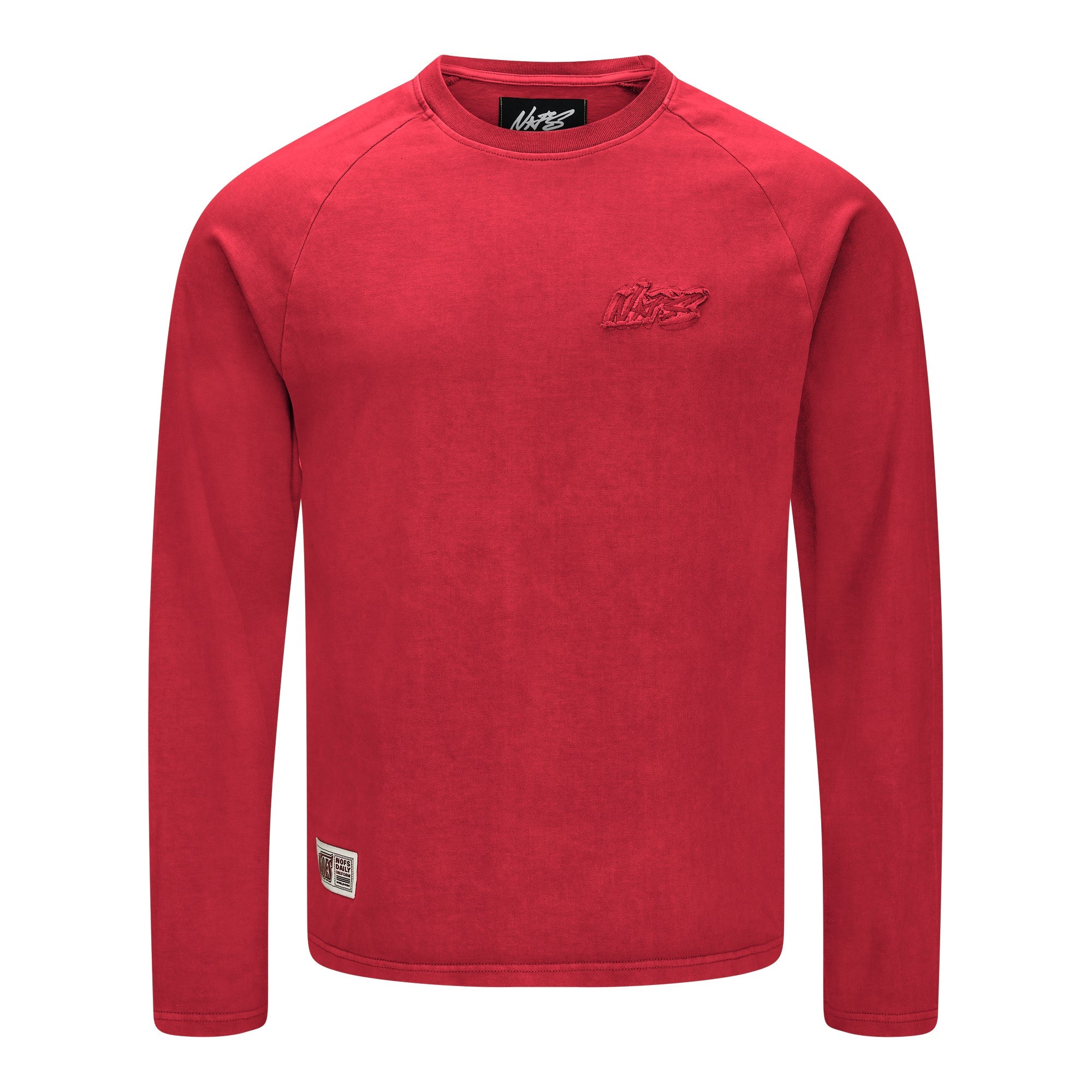 RED BASIC LONGSLEEVE