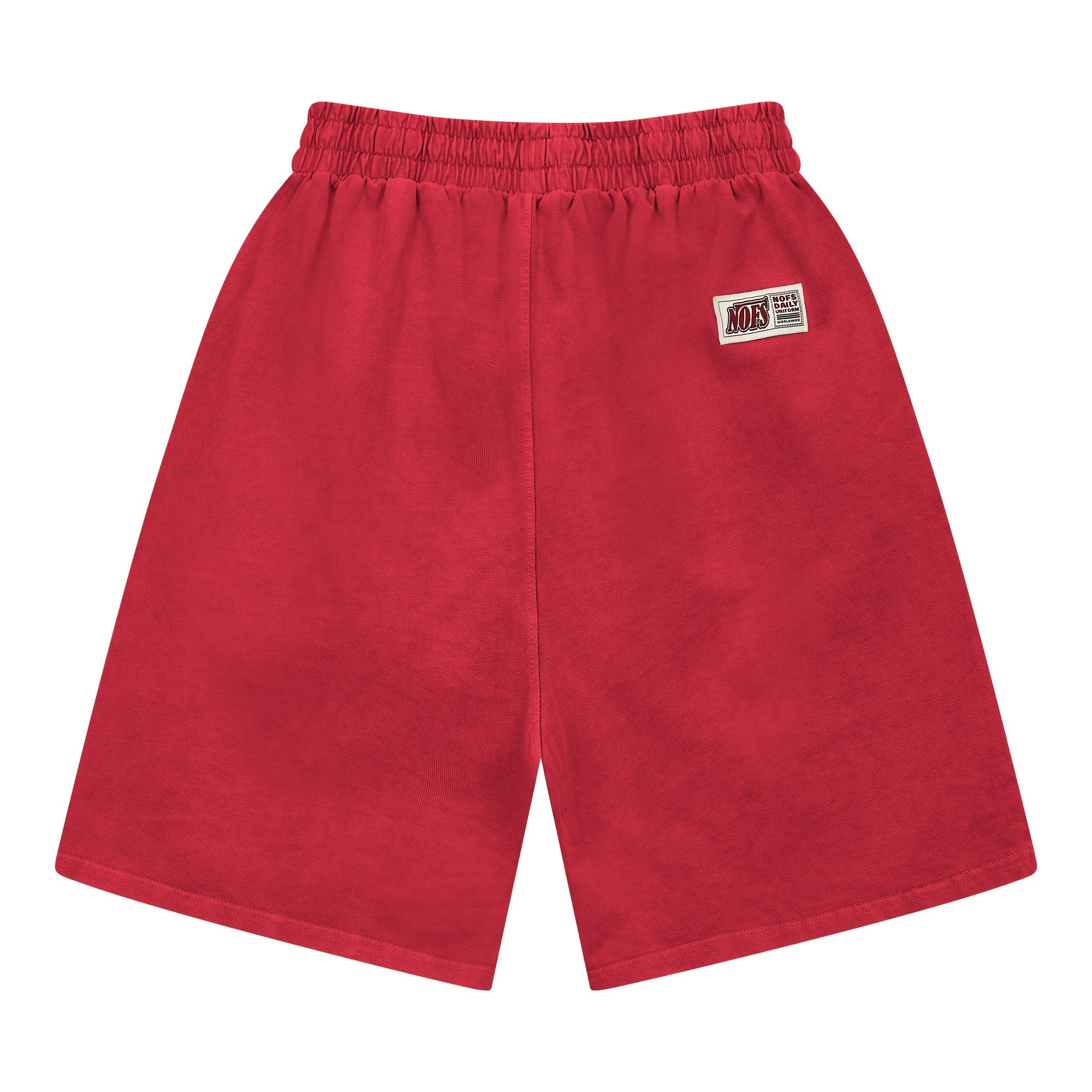 RED BASIC SHORTS