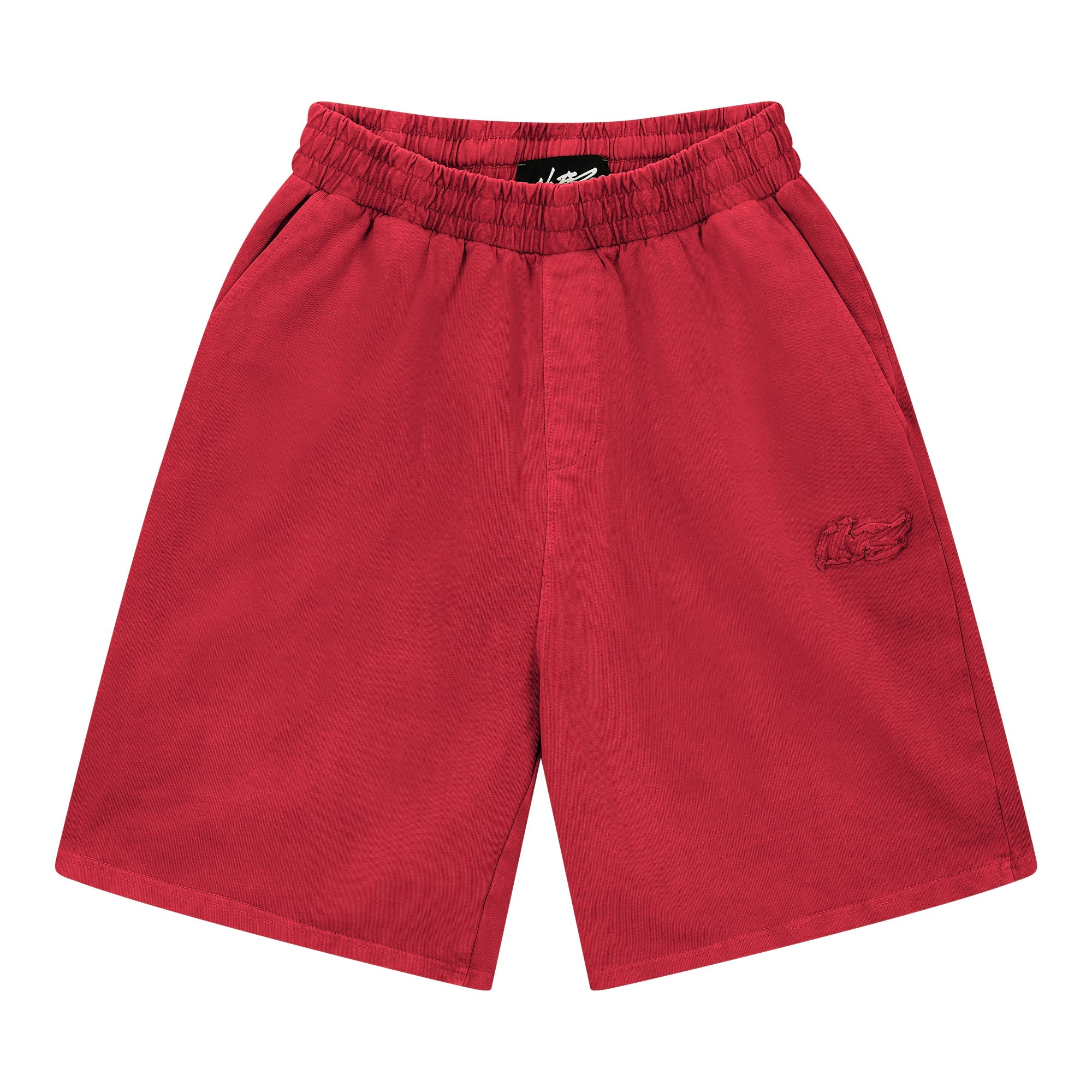 RED BASIC SHORTS