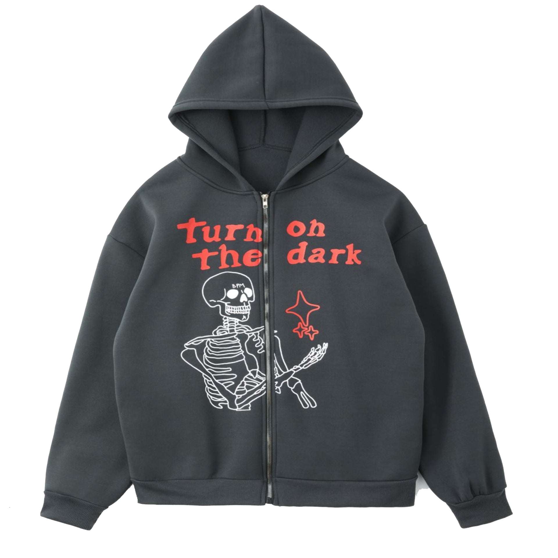 Skeleton sweater-y2k streetwear
