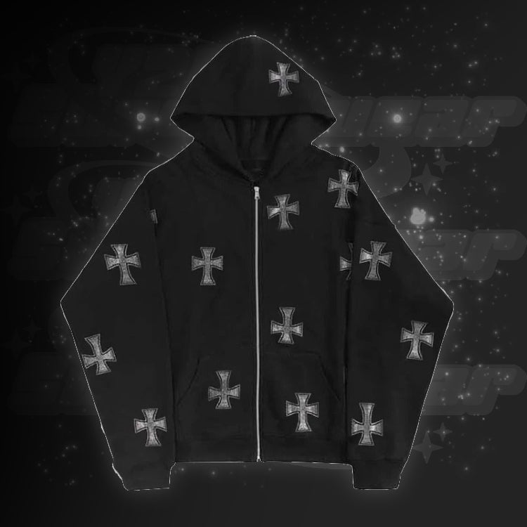 Sweat croix strass