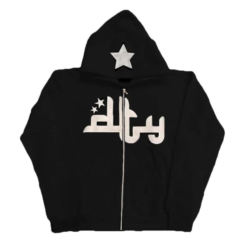 Sweat ecriture arabe-y2k streetwear