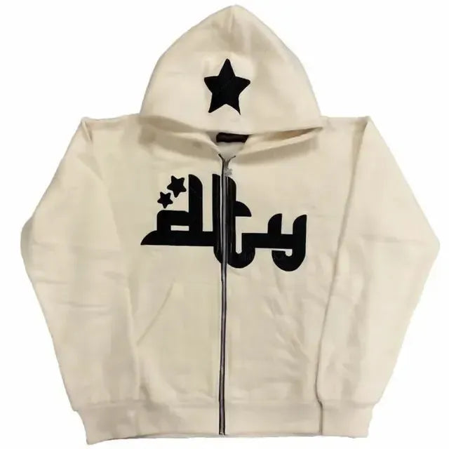 Sweat ecriture arabe-y2k streetwear