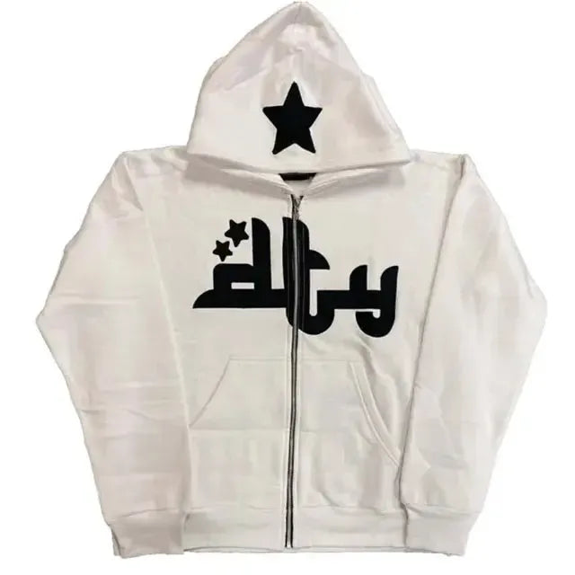 Sweat ecriture arabe-y2k streetwear