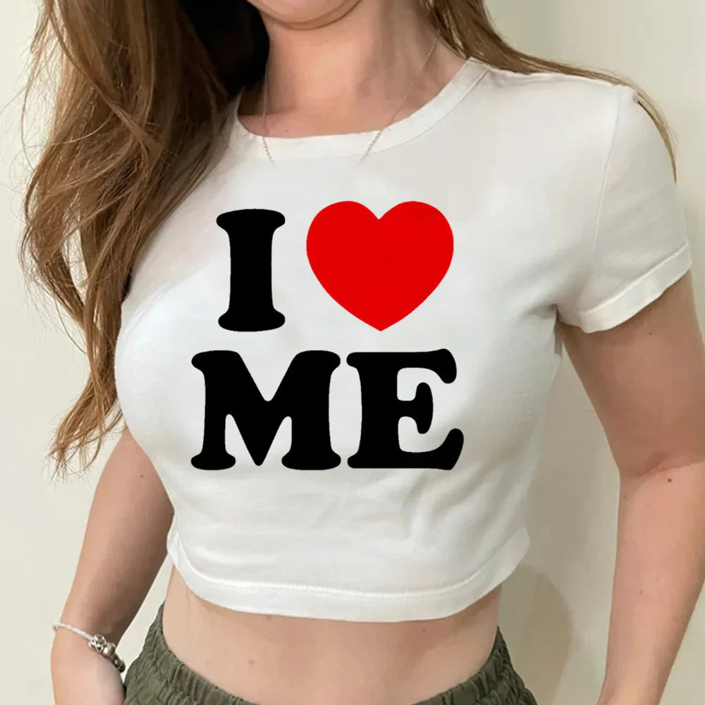 T Shirt i love me-y2k streetwear