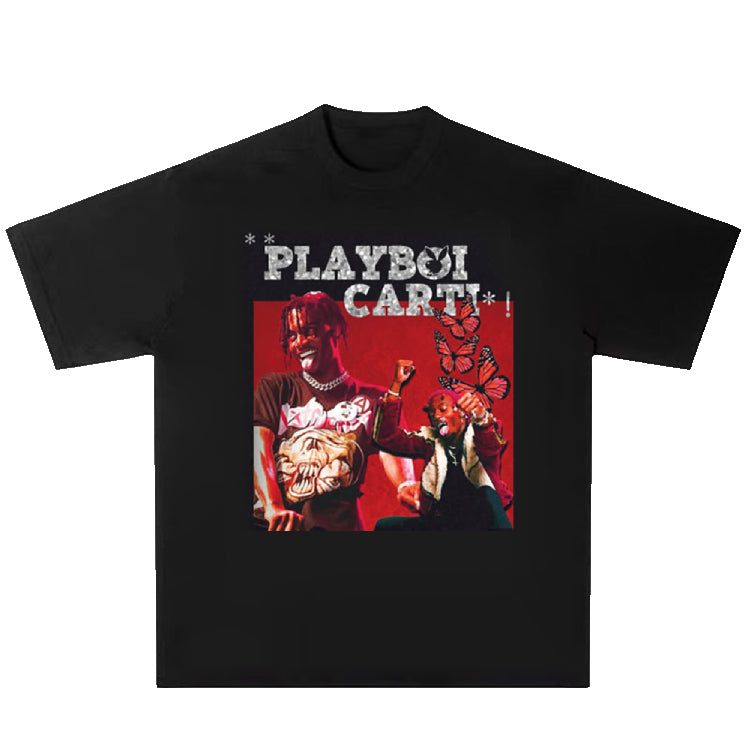 T shirt Playboi Carti-y2k streetwear