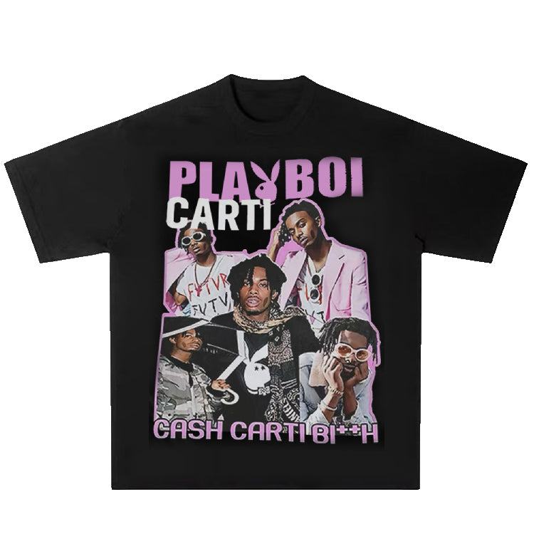 T shirt Playboi Carti-y2k streetwear