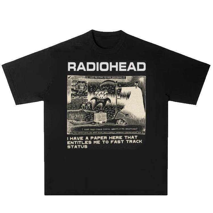 T shirt Radiohead-y2k streetwear