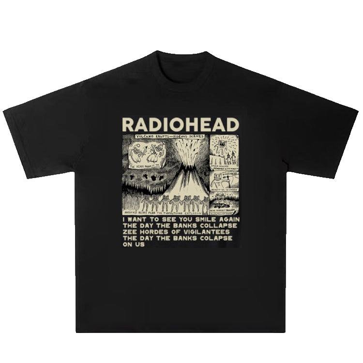 T shirt Radiohead-y2k streetwear