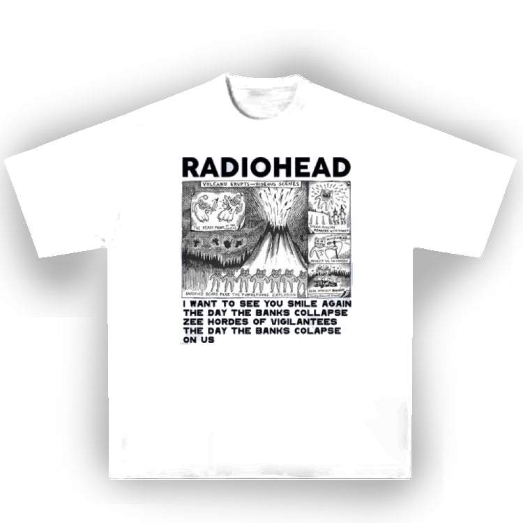 T shirt Radiohead-y2k streetwear