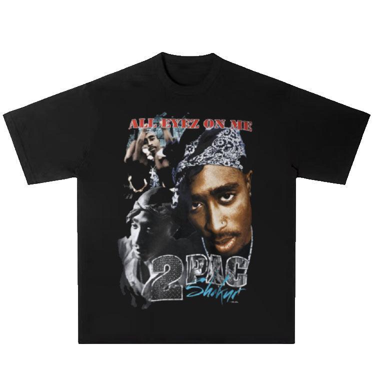 T shirt Tupac-y2k streetwear