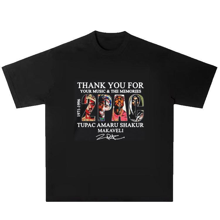 T shirt Tupac-y2k streetwear