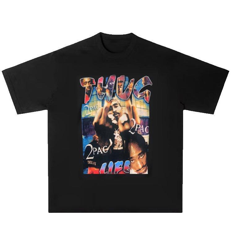 T shirt Tupac-y2k streetwear
