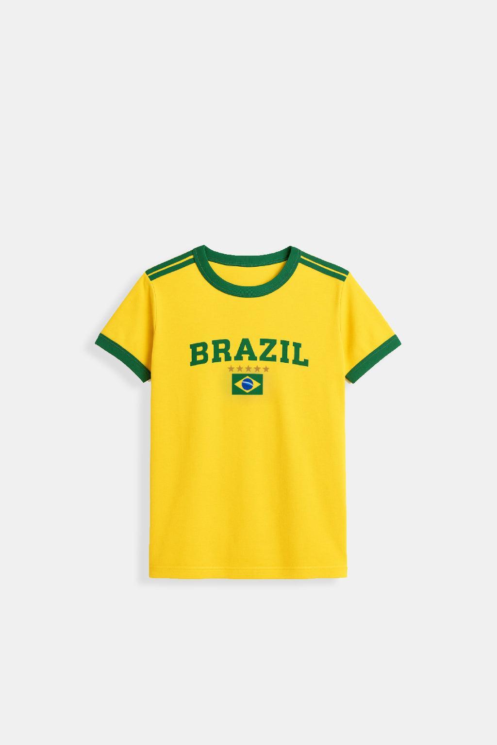 T shirt brésil femme