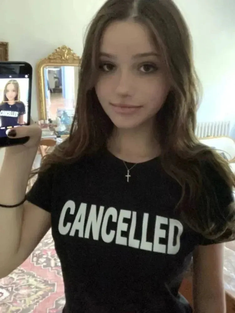 T shirt cancelled