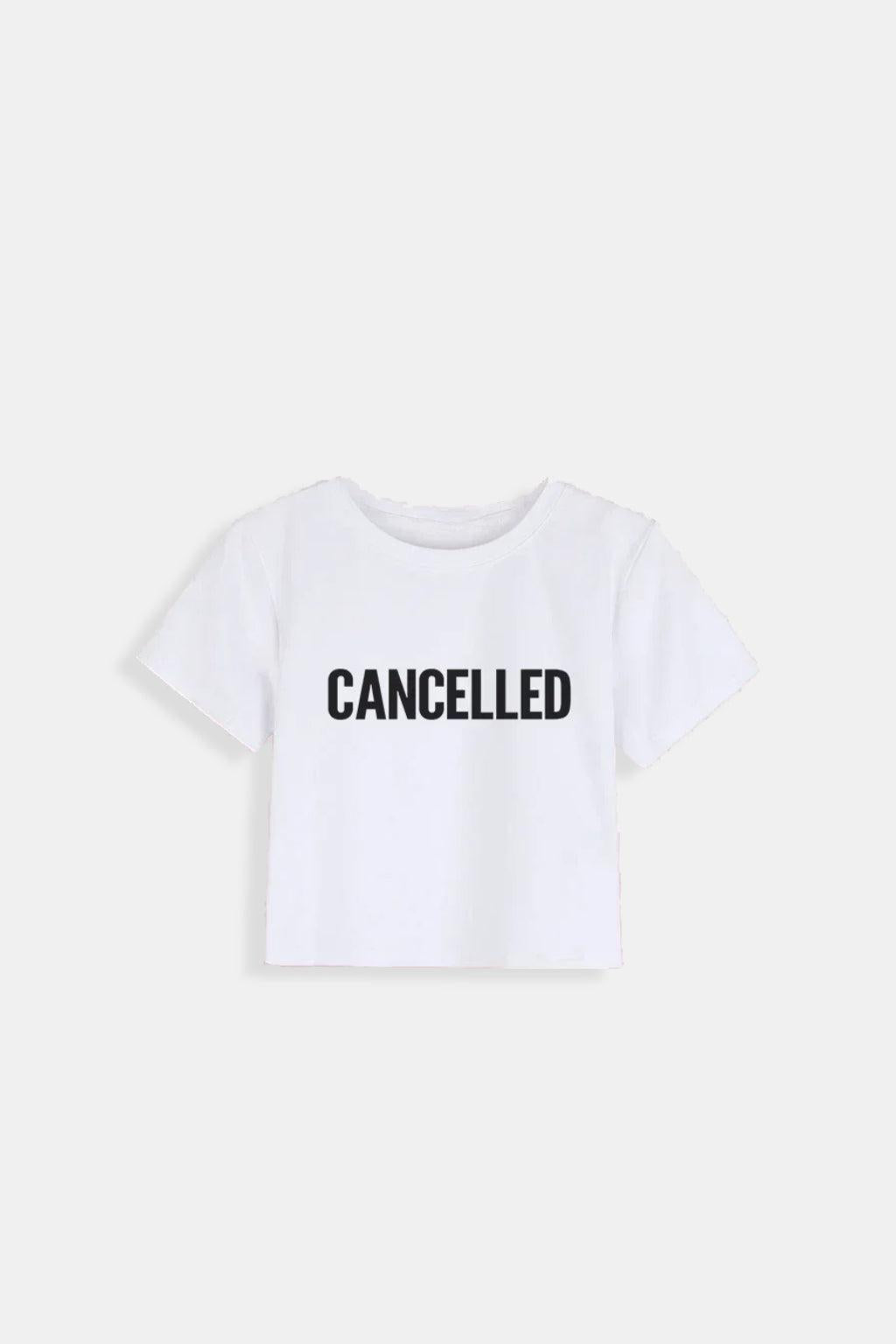 T shirt cancelled