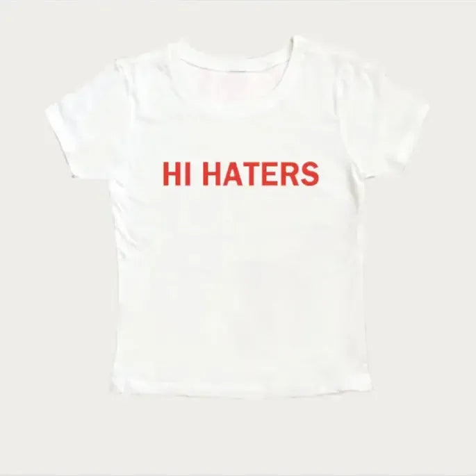 T shirt hi hater-y2k streetwear