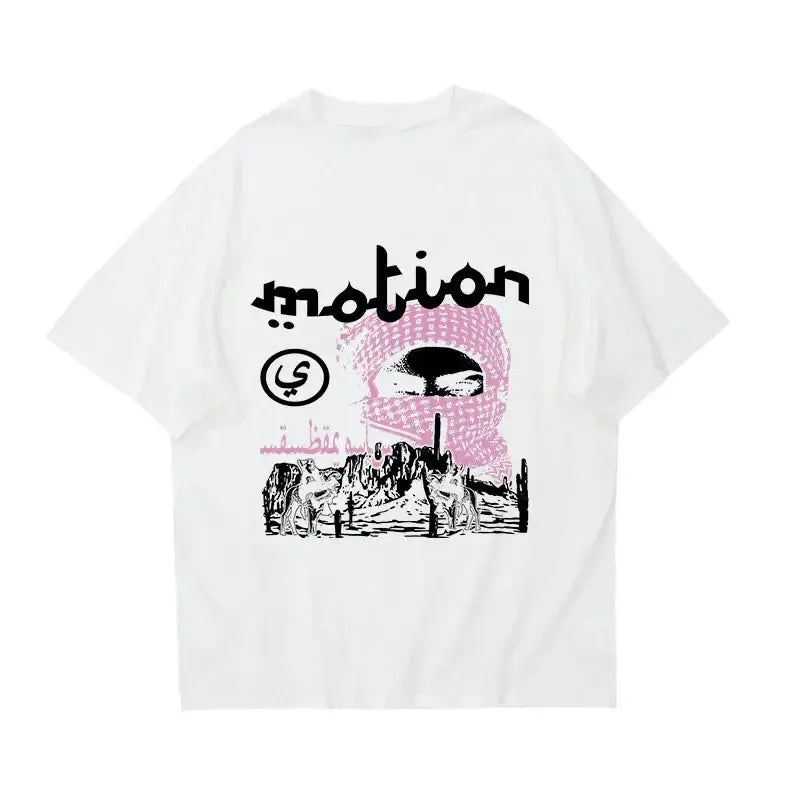 T shirt motion-y2k streetwear