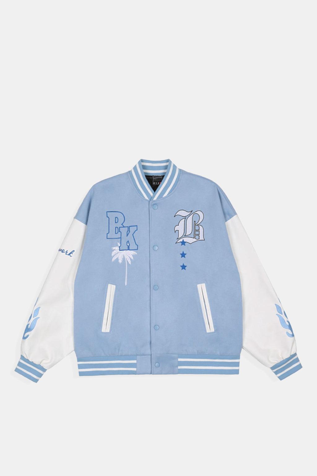 Varsity jacket bleu ciel