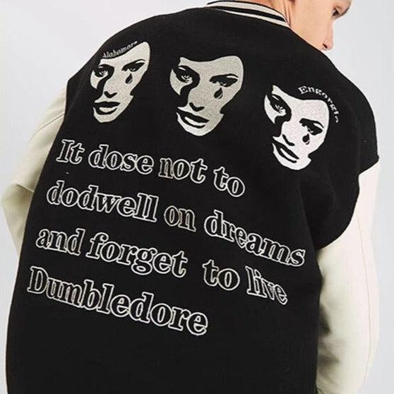 Varsity jacket noir