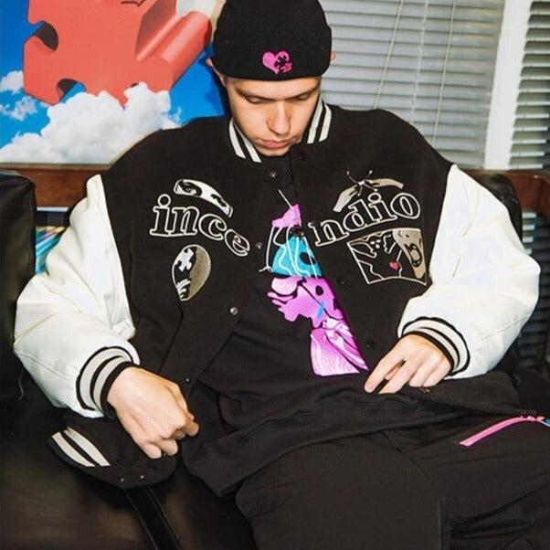 Varsity jacket noir