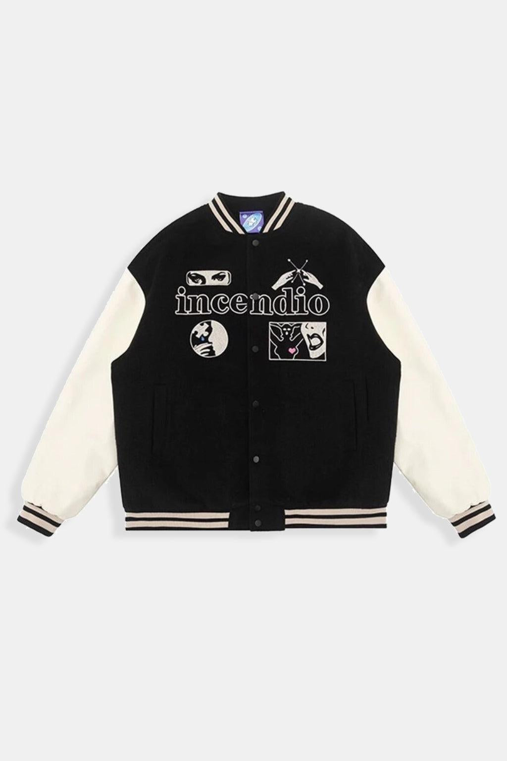 Varsity jacket noir