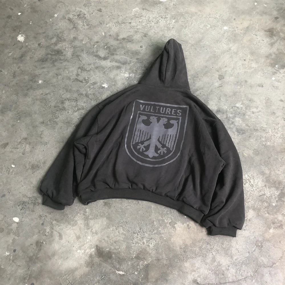 Vulture hoodie-y2k streetwear