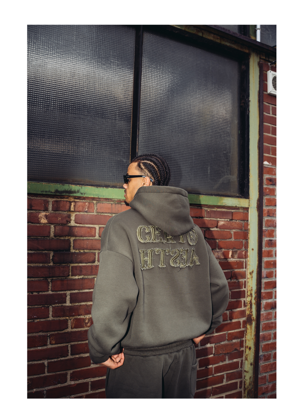 C/A HOODIE DARK GREEN